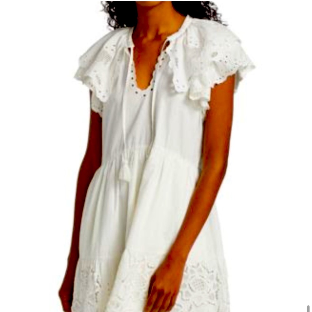 SEA NY Aurelia Dress White Medium